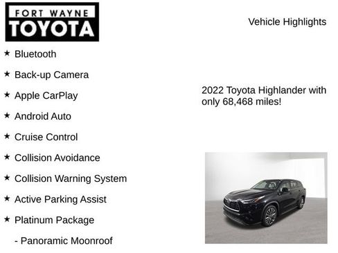 Used 2022 Toyota Highlander Platinum AWD/4WD image 7