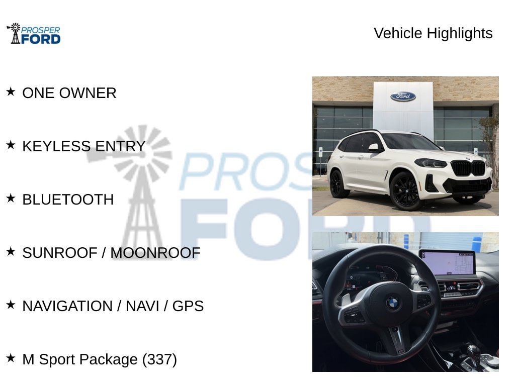 Used 2024 BMW X3 sDrive30i w/ Premium Package RWD image 5