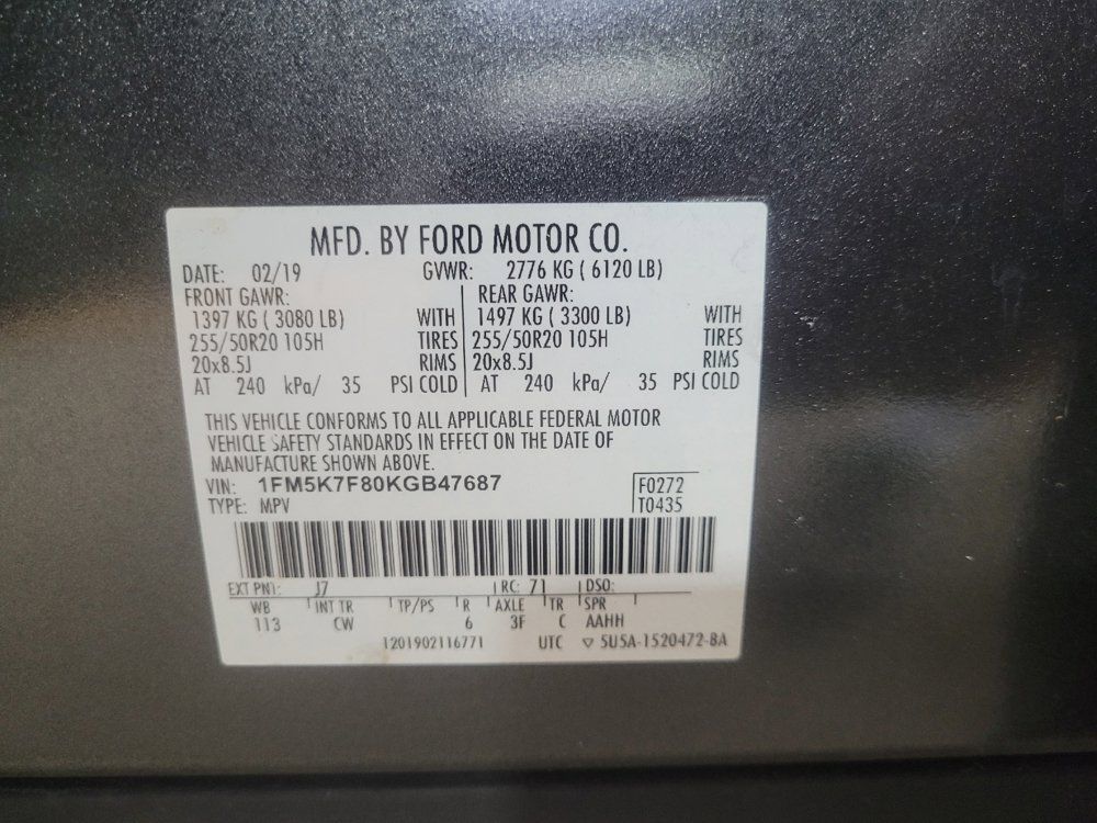 Used 2019 Ford Explorer Limited w/ Class III Trailer Tow Package FWD image 33