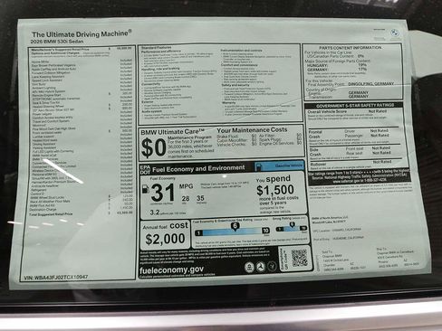 New 2026 BMW 530i image 16