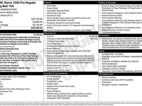 New 2025 GMC Sierra 1500 Pro w/ Pro Value Package image 25