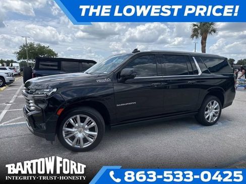 Used 2021 Chevrolet Suburban High Country w/ Premium Package RWD image 1
