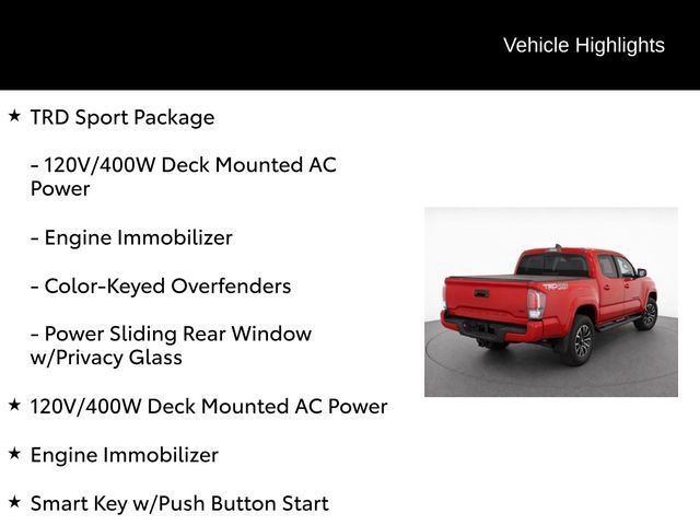 Certified 2020 Toyota Tacoma TRD Sport AWD/4WD image 7
