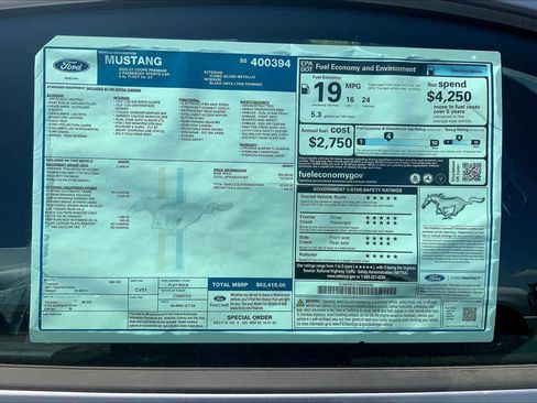 New 2025 Ford Mustang GT Premium w/ GT Performance Package image 17