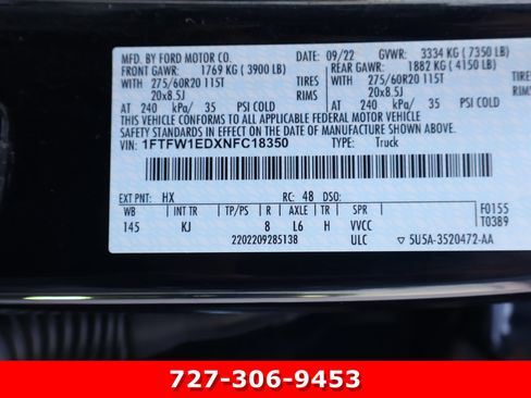 Used 2022 Ford F150 King Ranch w/ Equipment Group 601A High AWD/4WD image 32
