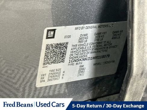 Used 2021 Chevrolet Tahoe LT AWD/4WD image 40