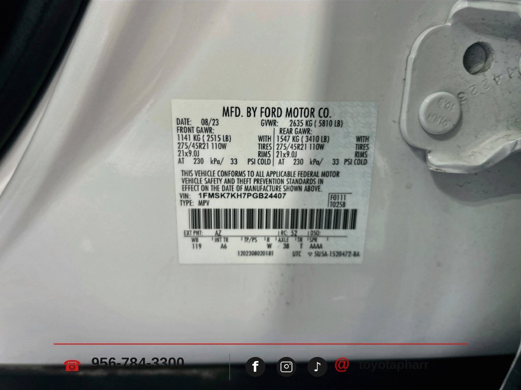 Used 2023 Ford Explorer ST-Line w/ Class IV Trailer Tow Package RWD image 26
