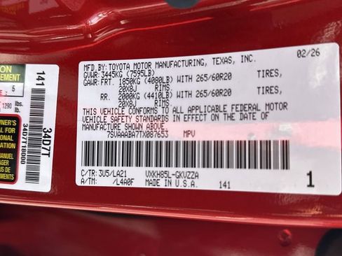 New 2026 Toyota Sequoia Platinum image 31