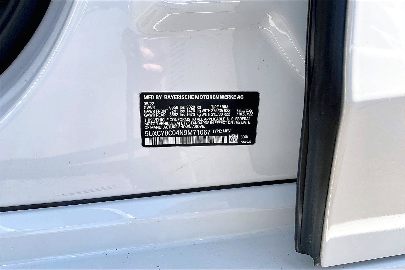 Used 2022 BMW X6 M50i AWD/4WD image 36