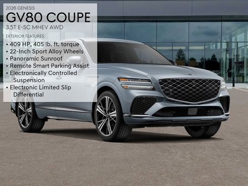 New 2026 Genesis GV80 3.5T e-SC AWD/4WD image 3