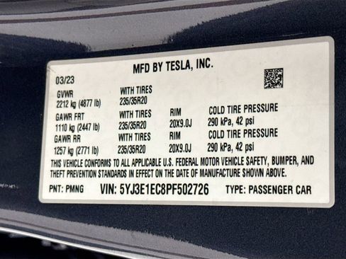 Used 2023 Tesla Model 3 Performance AWD/4WD image 34