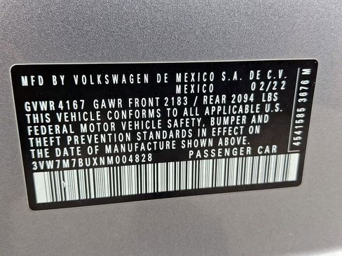 Used 2022 Volkswagen Jetta SE w/ Panoramic Sunroof Package image 28