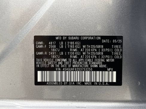 New 2025 Subaru Crosstrek 2.5i Sport image 27