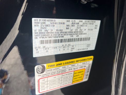 New 2025 Ford Expedition Max Platinum w/ Driver's Package image 61