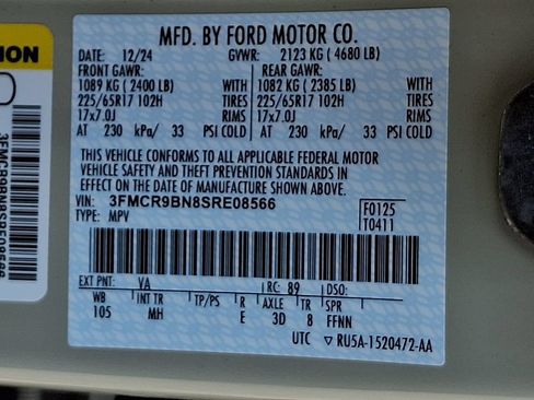 Used 2025 Ford Bronco Sport Big Bend w/ Convenience Package AWD/4WD image 28