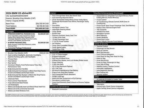 Used 2024 BMW X3 xDrive30i image 2