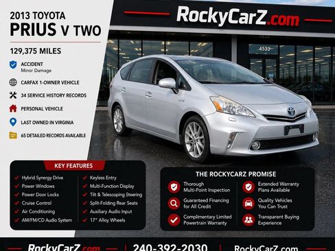 Used 2013 Toyota Prius V Five FWD image 1