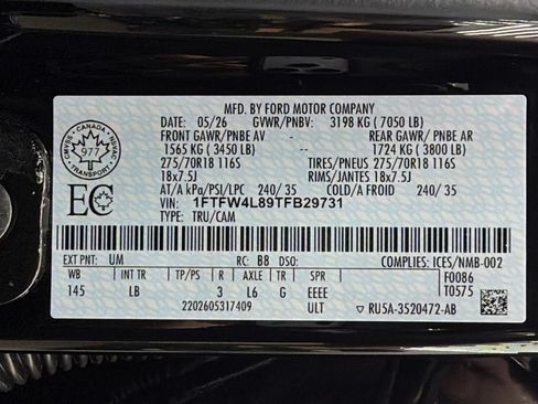 Used 2026 Ford F150 Tremor AWD/4WD image 40