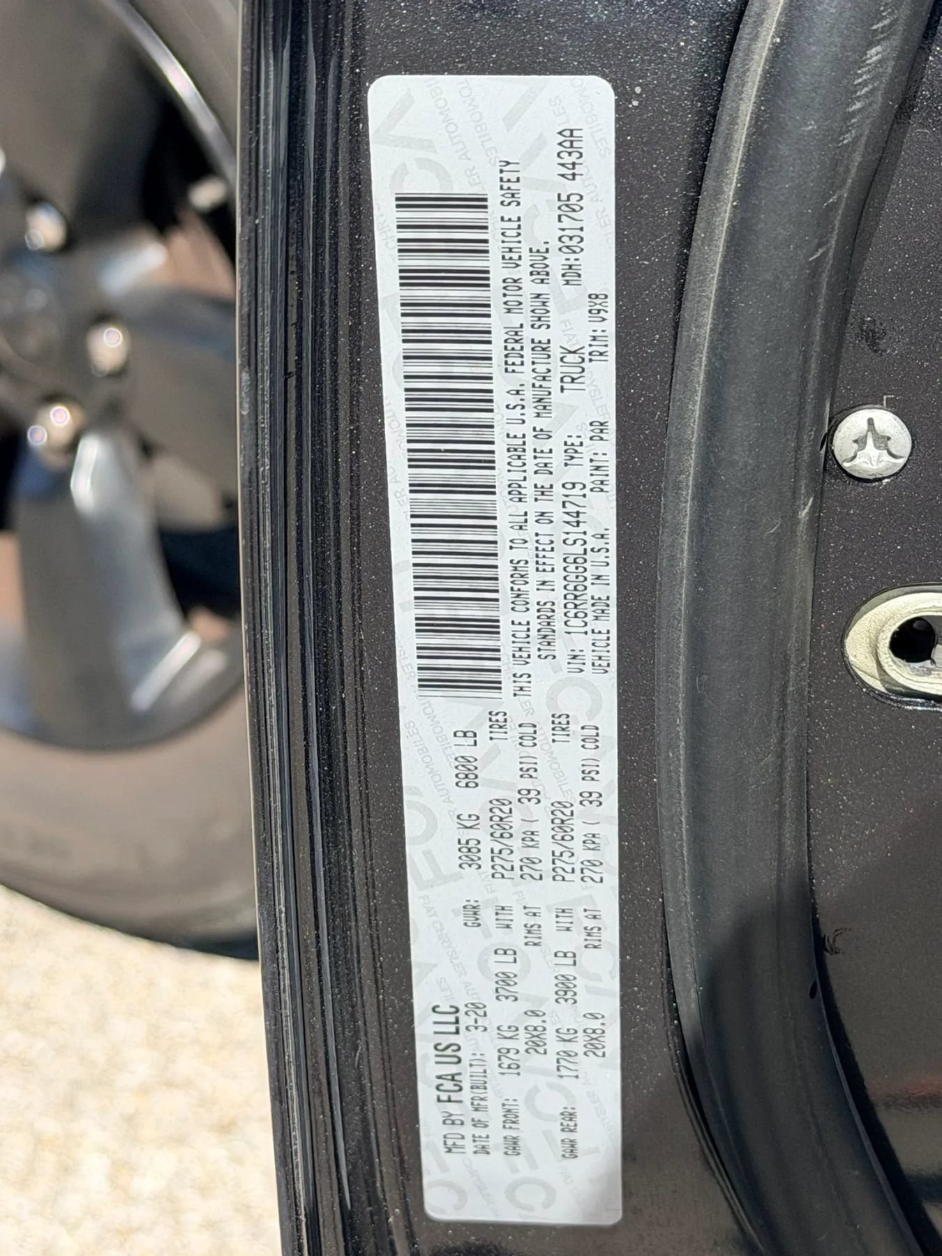 Used 2020 RAM 1500 Warlock w/ Electronics Group RWD image 4