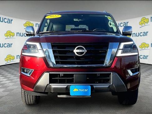 Certified 2022 Nissan Armada Platinum w/ Captain's Chairs Package image 2