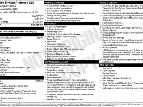 Used 2024 Buick Envista Preferred FWD image 32