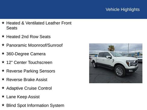 Used 2024 Ford F150 King Ranch w/ FX4 Off-Road Package image 12