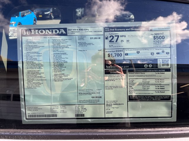 New 2027 Honda HR-V EX-L image 30