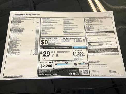 New 2025 BMW X3 xDrive30i w/ Convenience Package image 19