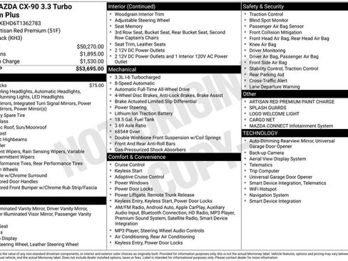 New 2026 MAZDA CX-90 3.3 Turbo w/ Premium Plus Pkg image 6
