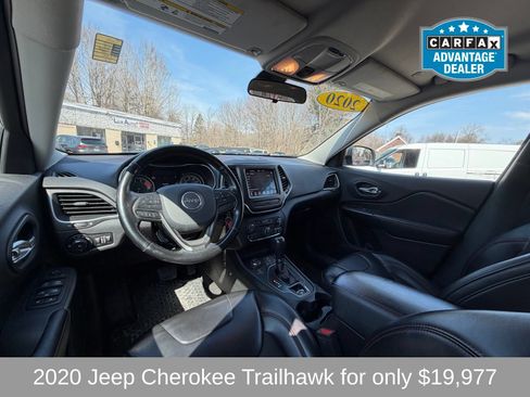 Used 2020 Jeep Cherokee Trailhawk w/ Cold Weather Group AWD/4WD image 8