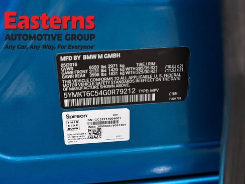 Used 2016 BMW X5 M AWD/4WD image 37