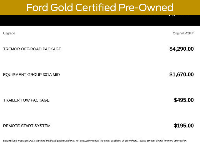 Certified 2023 Ford Ranger XLT w/ Tremor Off-Road Package AWD/4WD image 7