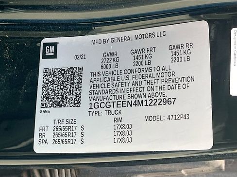 Used 2021 Chevrolet Colorado ZR2 AWD/4WD image 32