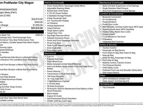 Used 2022 RAM ProMaster City Wagon FWD image 6