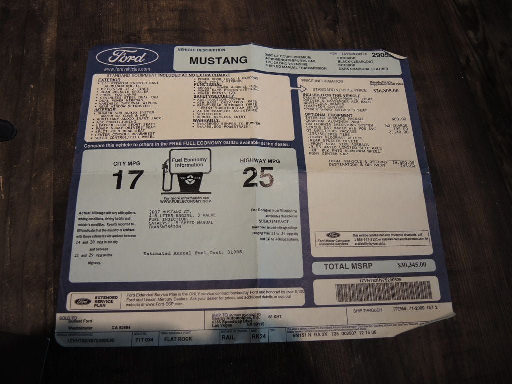 Used 2007 Ford Mustang GT Premium RWD image 22
