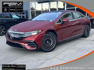 Certified 2023 Mercedes-Benz EQS 450+ 4MATIC Sedan w/ AMG Line Exterior Package video 1