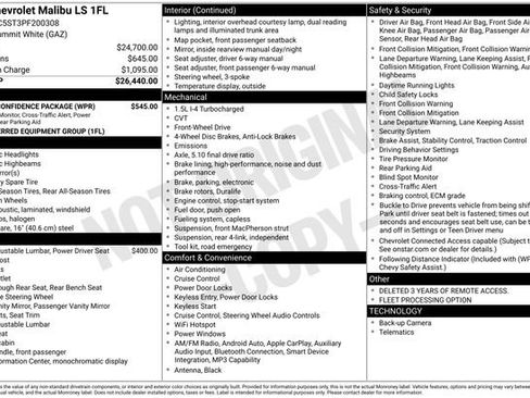 Used 2023 Chevrolet Malibu LS w/ Driver Confidence Package FWD image 37