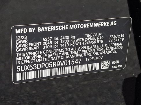 Certified 2024 BMW X3 xDrive30i w/ Convenience Package AWD/4WD image 30