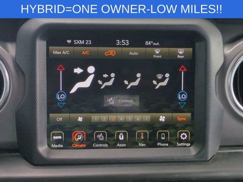 Used 2023 Jeep Wrangler Unlimited Rubicon 4xe w/ Cold Weather Group AWD/4WD image 24