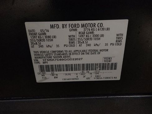 Used 2016 Ford Explorer XLT w/ Equipment Group 202A image 33