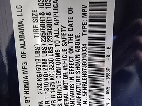 Used 2018 Honda Odyssey Touring image 32
