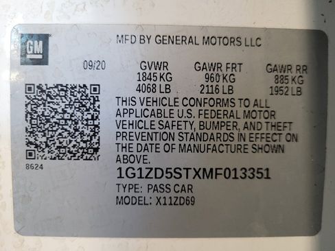 Used 2021 Chevrolet Malibu LT FWD image 33