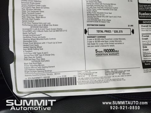 New 2026 Jeep Compass Latitude image 38