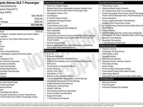 Used 2014 Toyota Sienna XLE AWD/4WD image 27