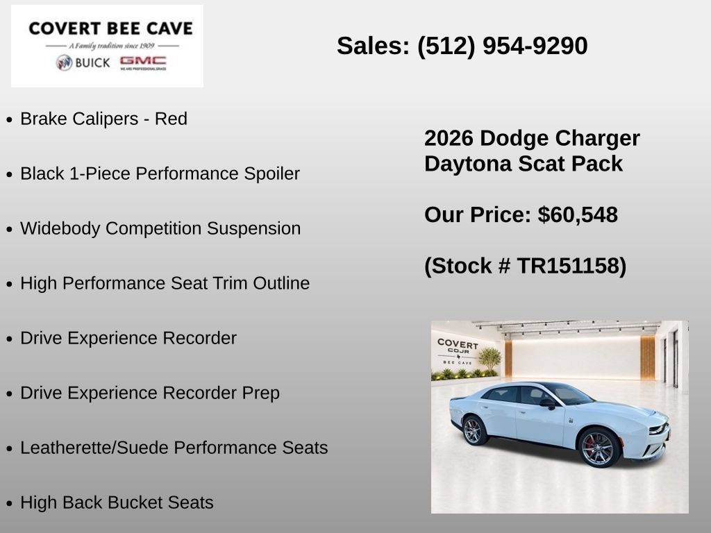 New 2026 Dodge Charger Daytona Scat Pack w/ Track Package AWD/4WD image 28