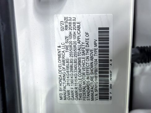 Used 2023 Honda Pilot Elite image 21