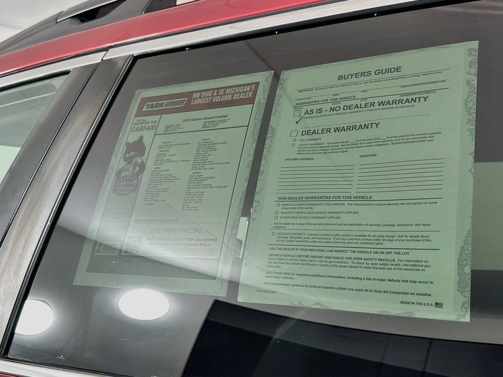 Used 2019 Subaru Ascent Limited w/ Popular Package #4 AWD/4WD image 13