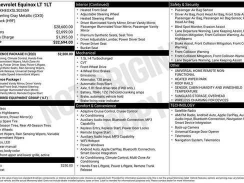 Used 2025 Chevrolet Equinox LT w/ Convenience Package II FWD image 5
