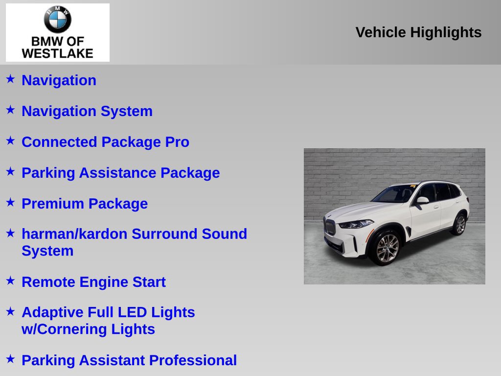 Used 2024 BMW X5 xDrive40i w/ Premium Package AWD/4WD image 6