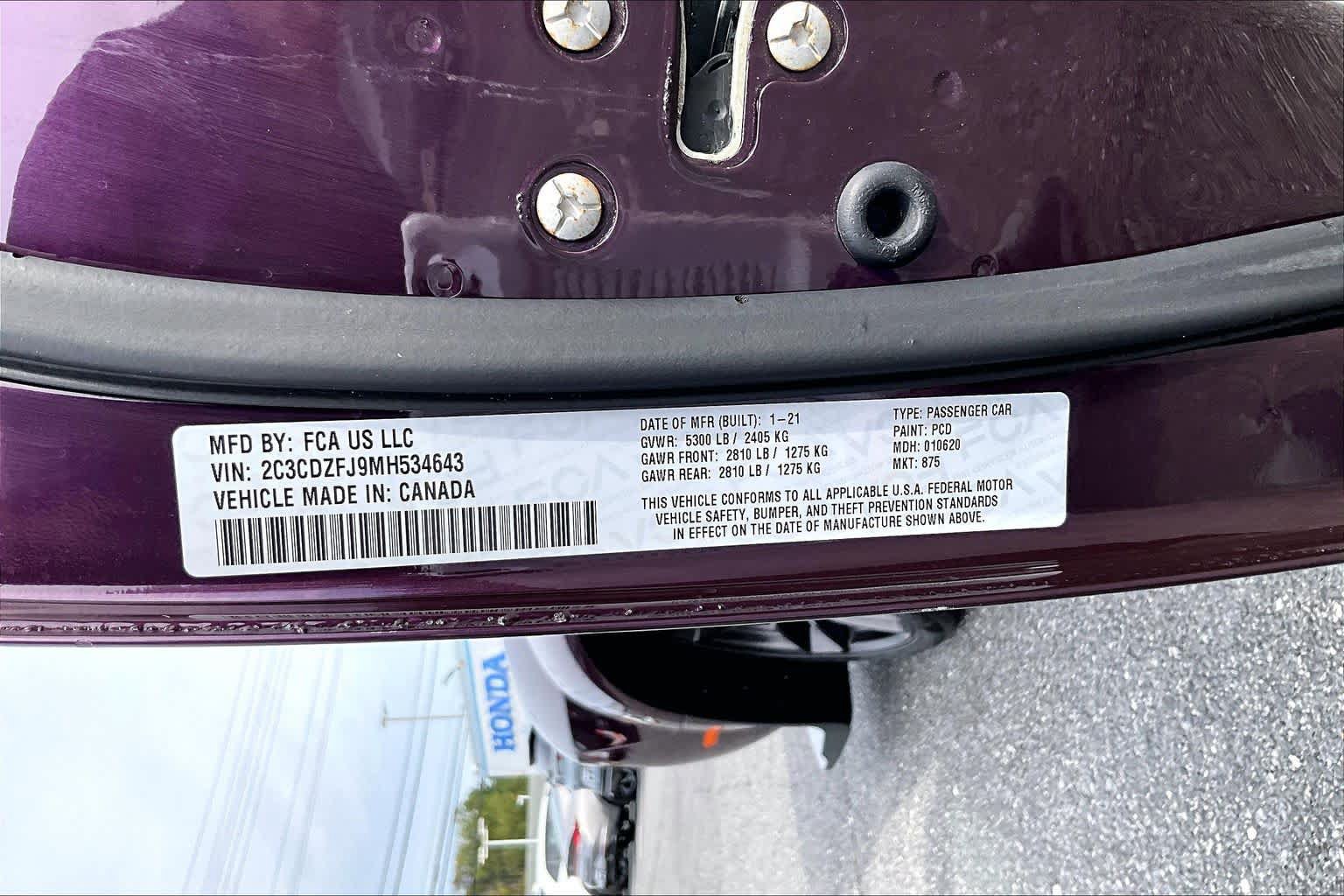 Used 2021 Dodge Challenger R/T Scat Pack RWD image 36